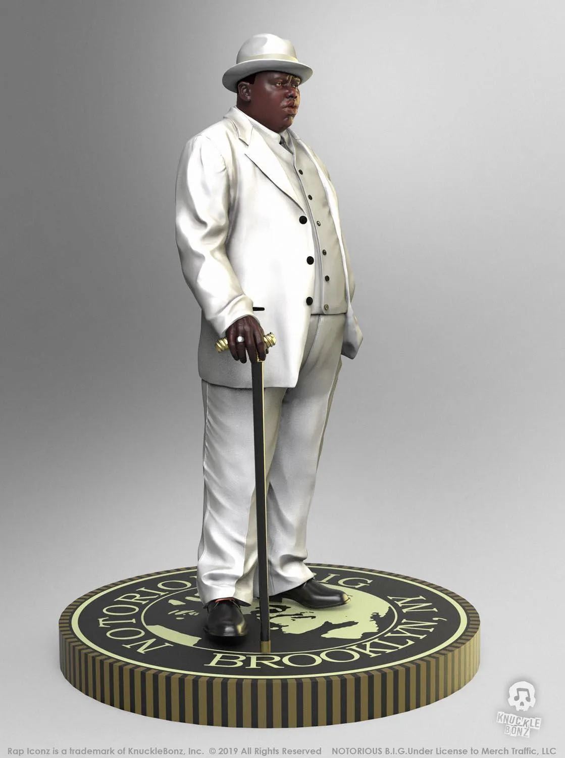 Notorious B.I.G. - Biggie Smalls Rock Iconz Statue - Image 5