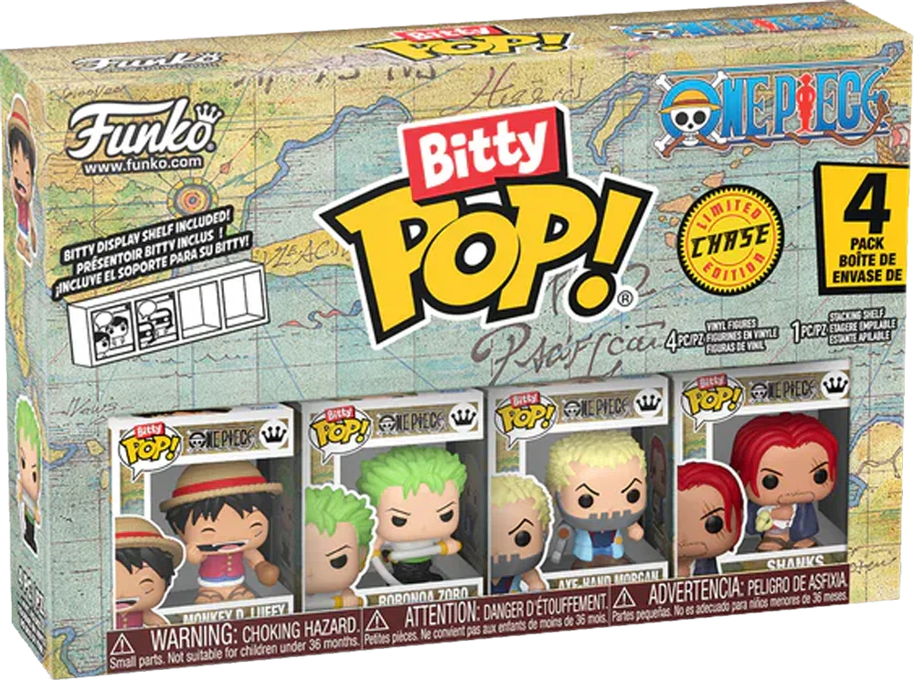 One Piece - Luffy Bitty Pop! 4-Pack - Image 2