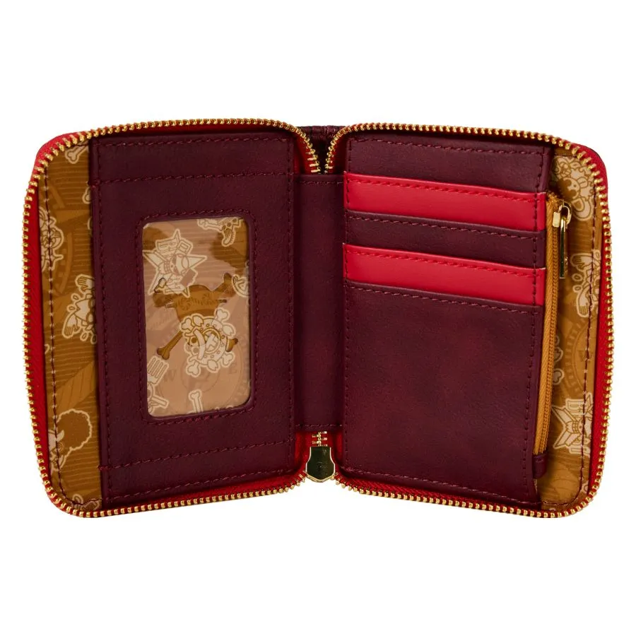 One Piece - Luffy Compass Zip Around Wallet - Image 4