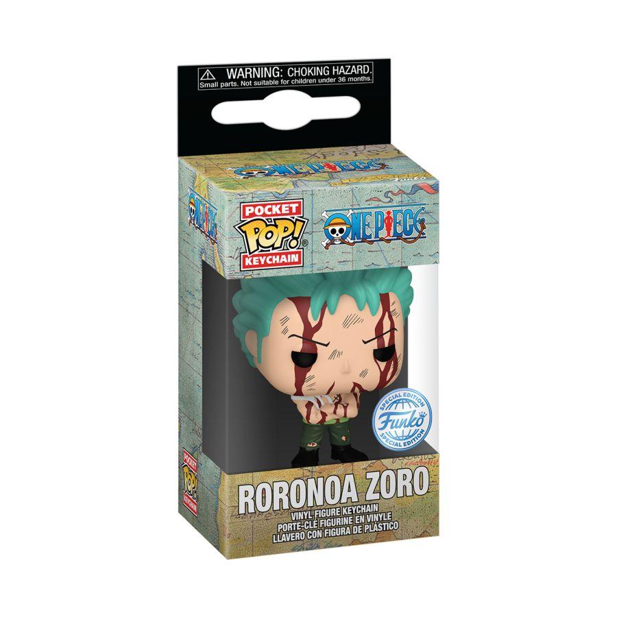 One Piece - Roronoa Zoro "Nothing Happened" US Exclusive Pop! Keychain [RS] - Image 3