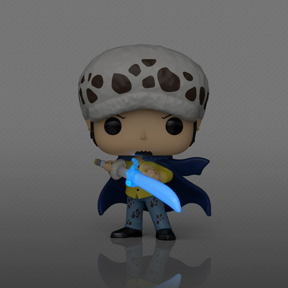 One Piece - Trafalgar Law (with Blue Anesthesia) US Exclusive Glow Pop! Vinyl [RS] - Image 2