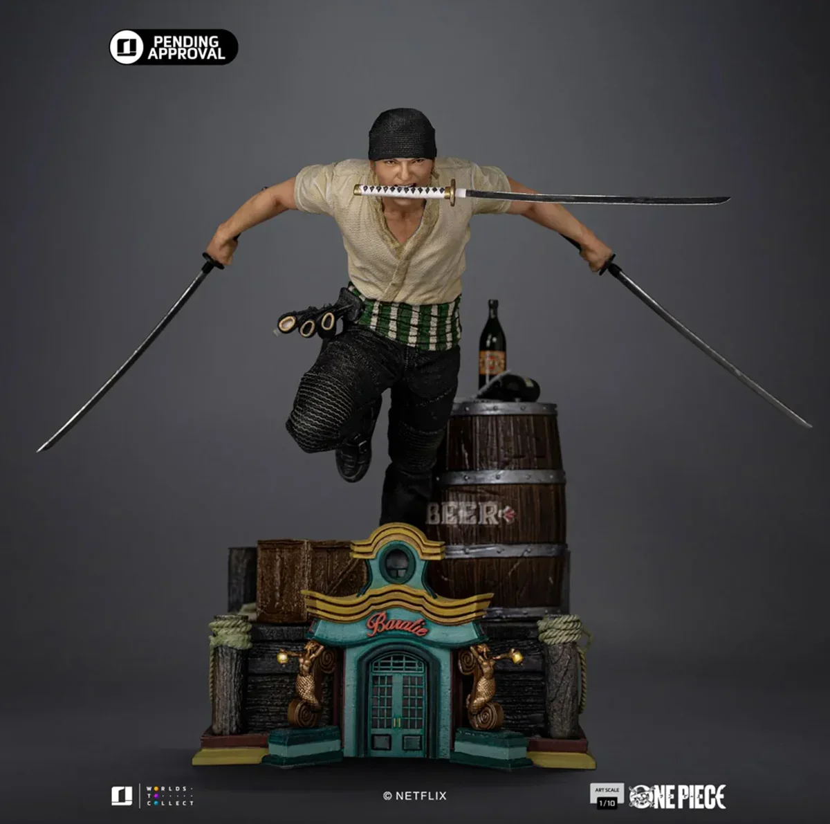 One Piece - Zoro 1:10 Scale Statue - Image 3