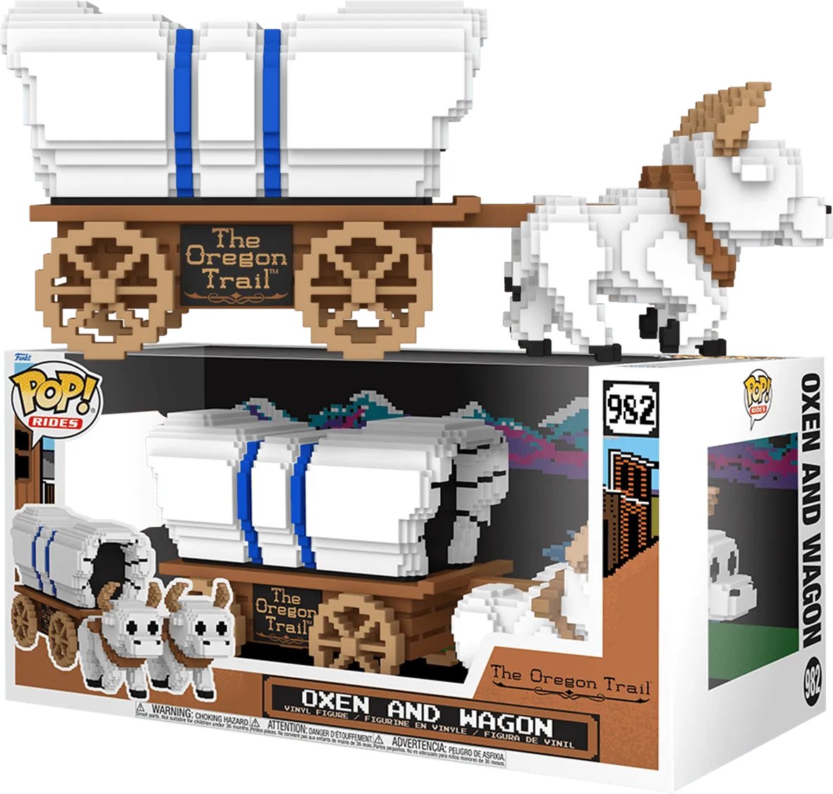 Oregon Trail - Ox & Wagon Pop! Ride