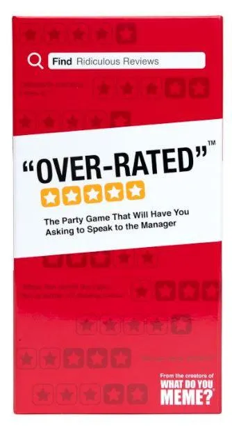 Over-Rated (Do not sell on online marketplaces)