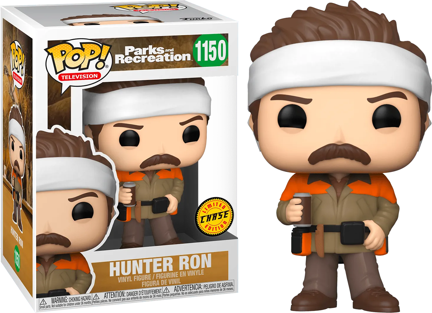 Parks and Recreation - Hunter Ron (With Chase) Pop! Vinyl - Image 2