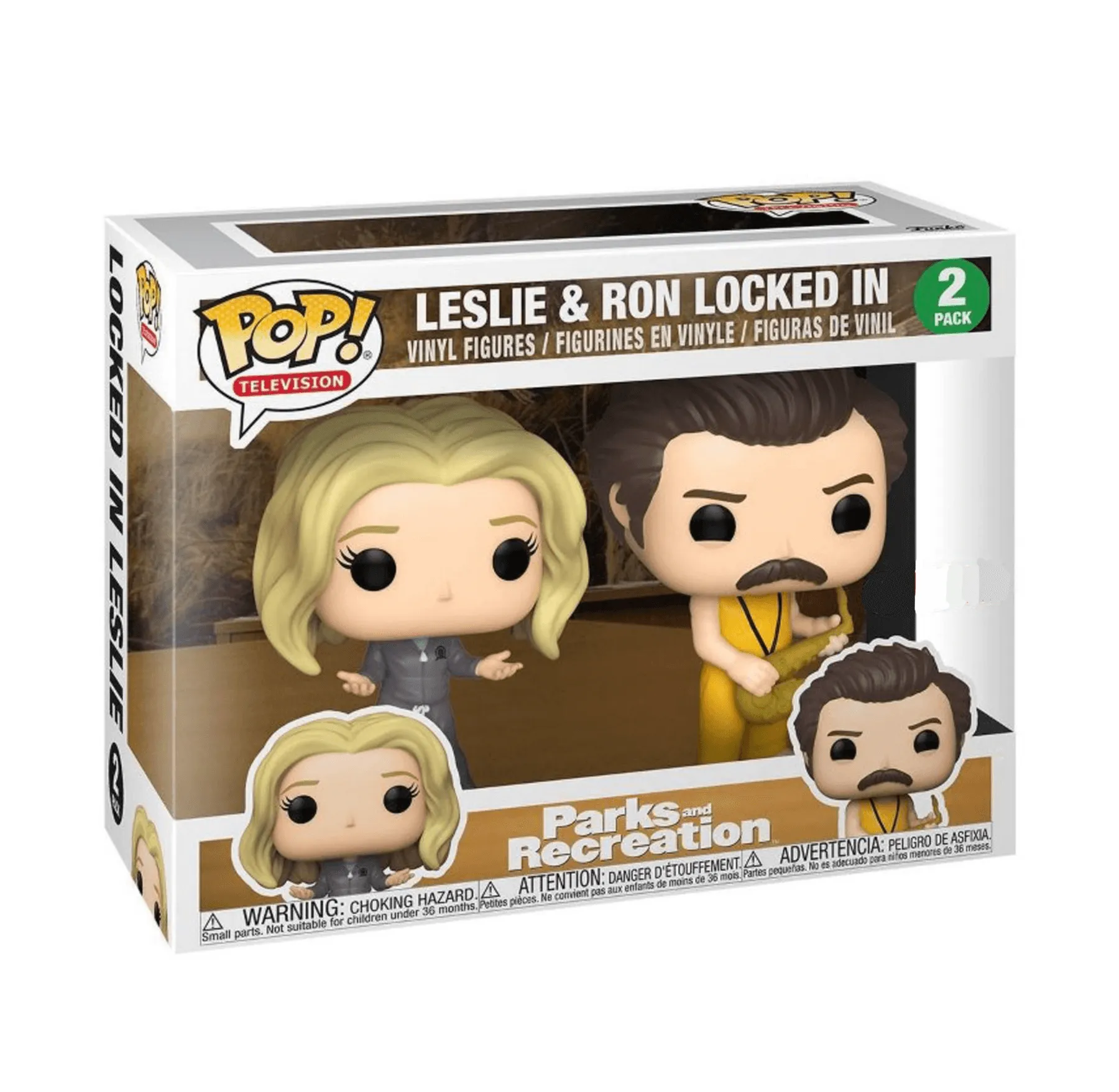 Parks and Recreation - Locked In Ron & Leslie Pop! Vinyl 2-Pack [RS] - Image 3