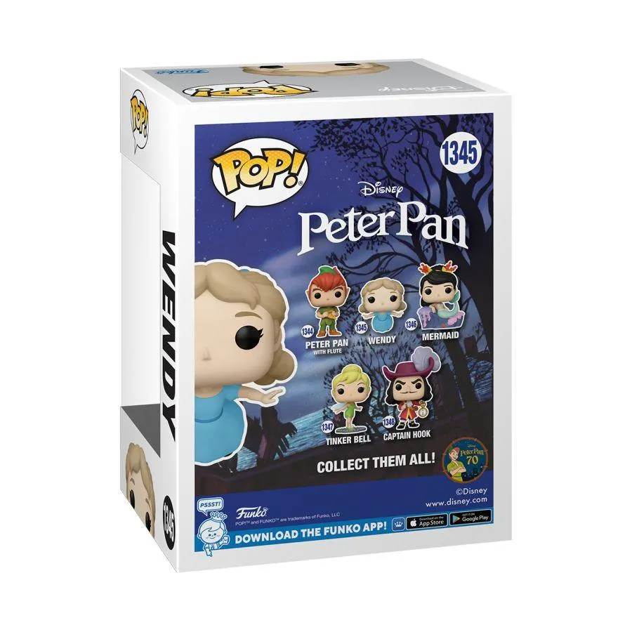 Peter Pan 70th Anniversary - Wendy Pop! Vinyl - Image 4