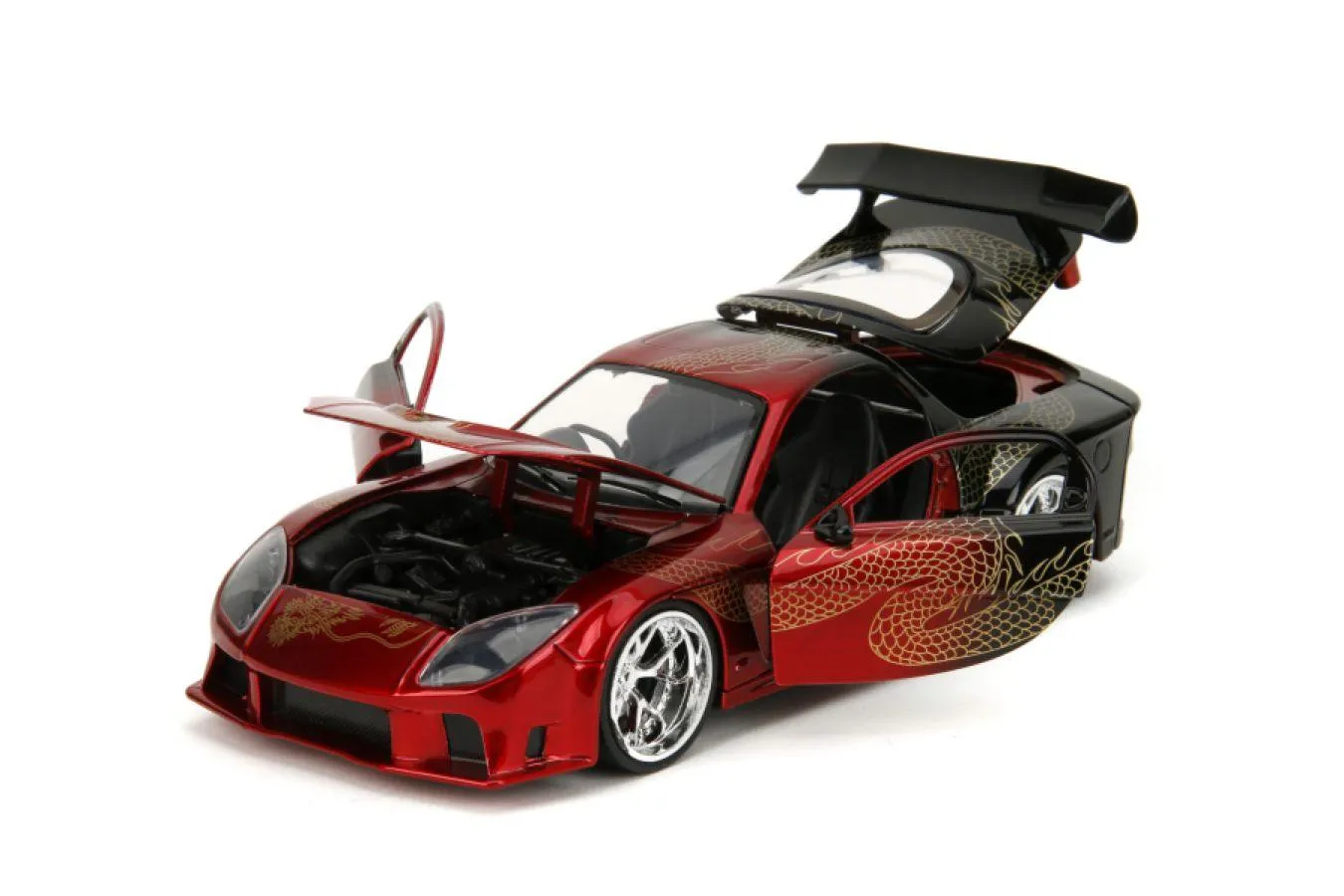 Pink Slips - 1995 Mazda RX7 Widebody 1:24 Scale Diecast Vehicle - Image 8