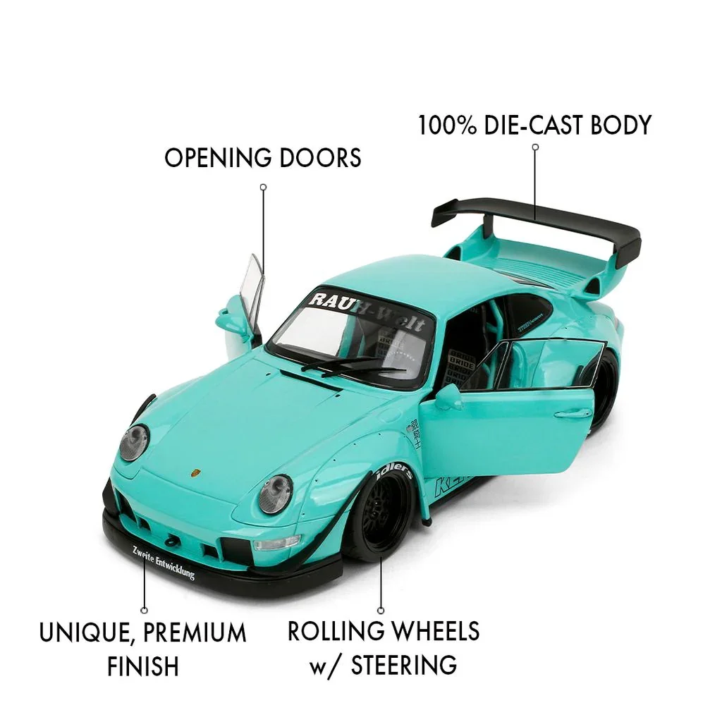 Pink Slips - RWB Kei Kishi 1:18 Scale Diecast Vehicle - Image 8