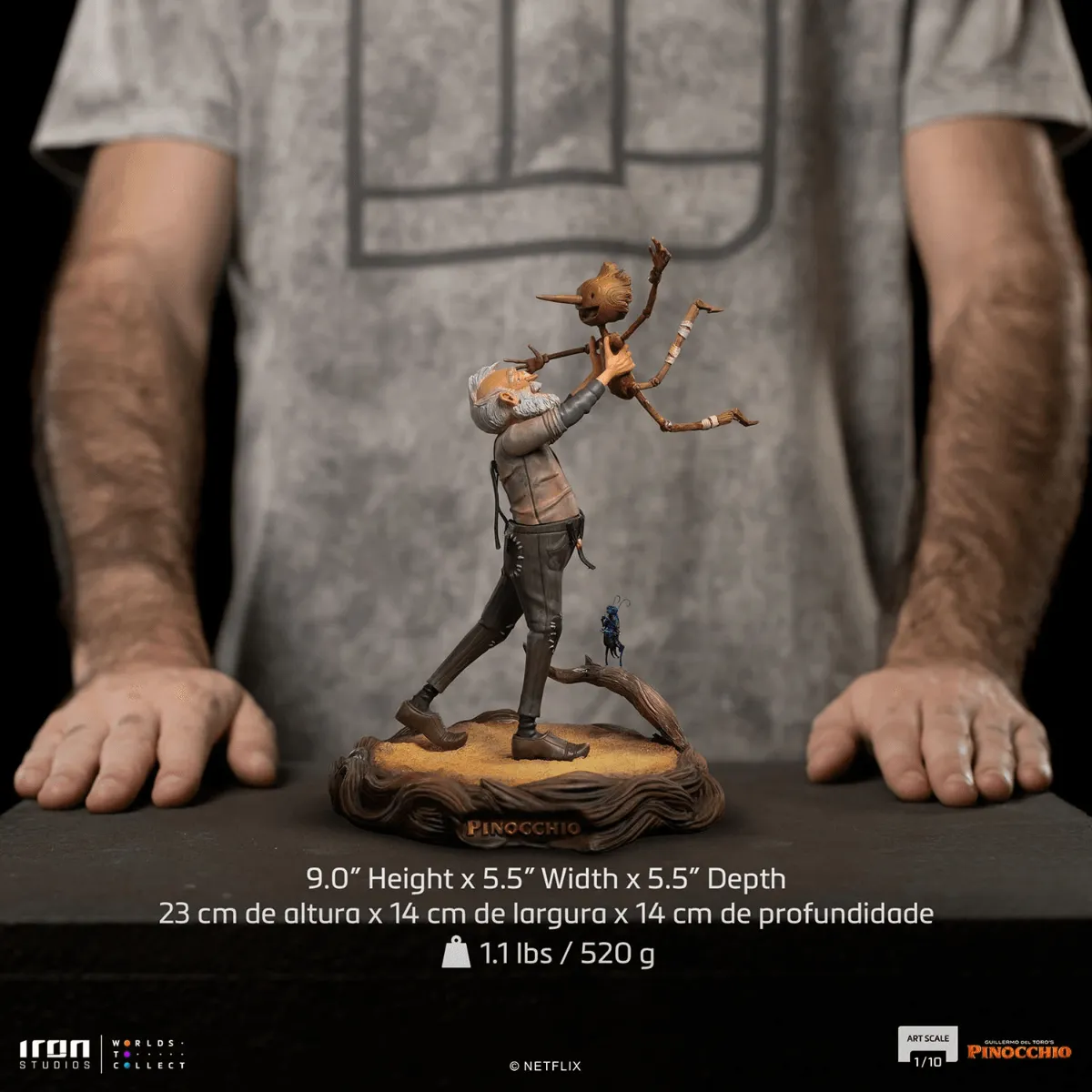 Pinocchio - Gepeto & Pinocchio 1:10 Statue - Image 16