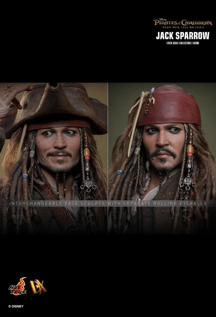 Pirates of the Caribbean: Dead Men Tell No Tales - Jack Sparrow 1:6 Scale Collectable Figure - Image 4
