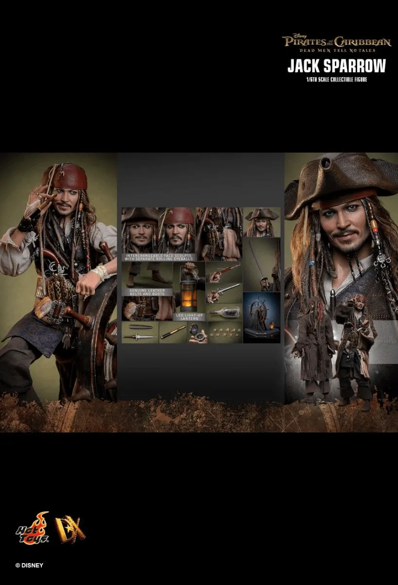 Pirates of the Caribbean: Dead Men Tell No Tales - Jack Sparrow 1:6 Scale Collectable Figure - Image 5