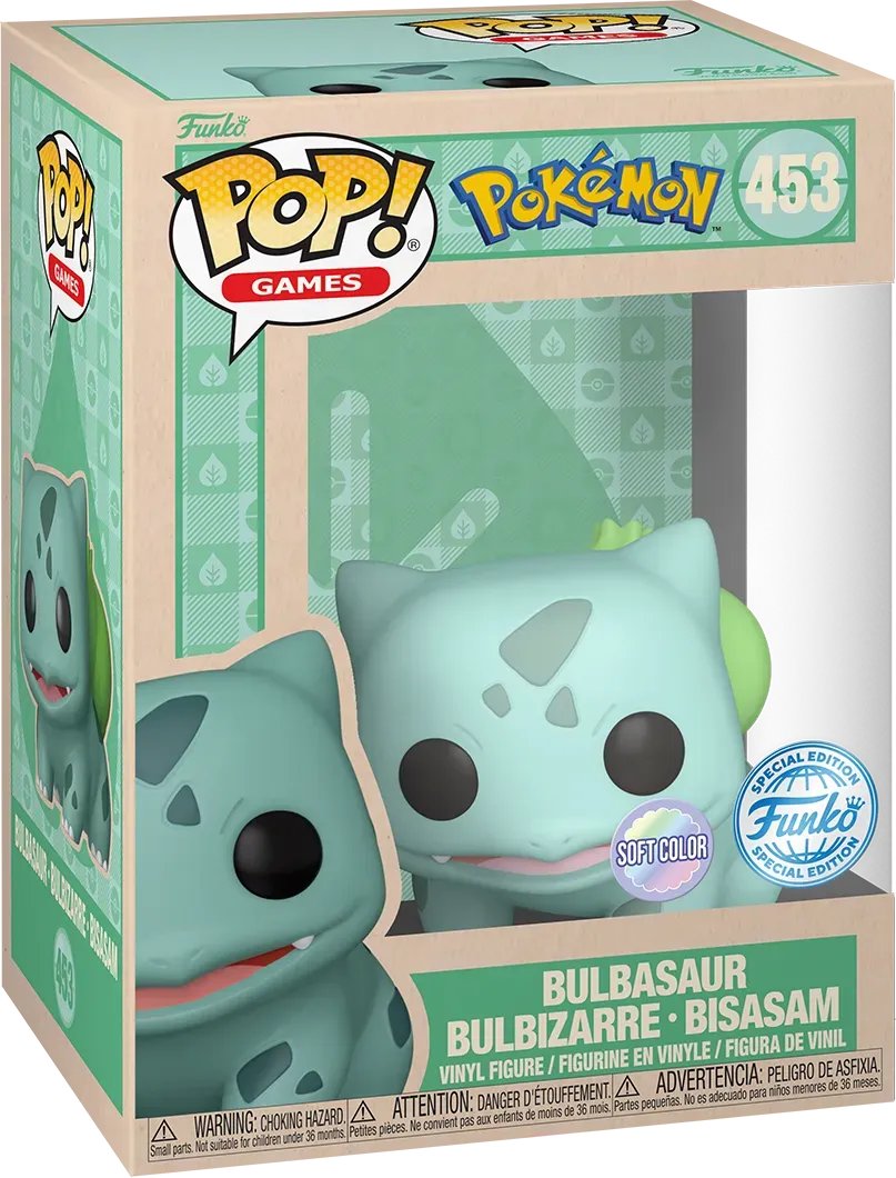 Pokemon - Bulbasaur (Pastel) Pop! Vinyl [RS] - Image 3