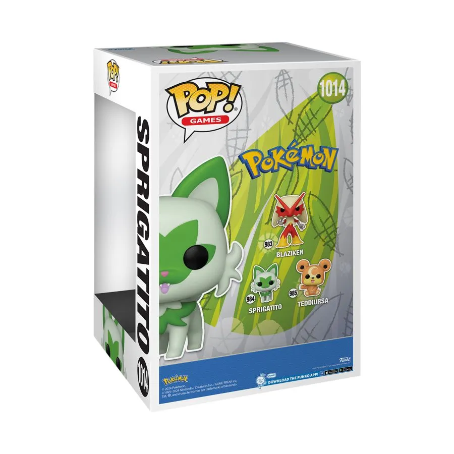 Pokemon - Sprigatito 10" Pop! Vinyl [RS] - Image 4