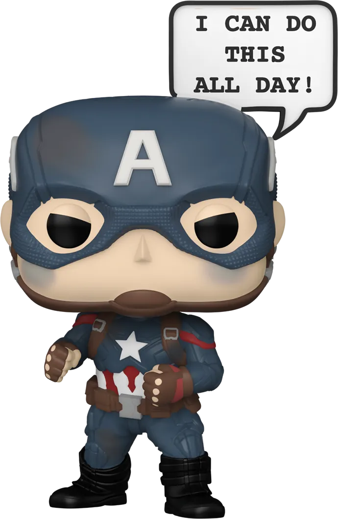 Pop! Sayings - Captain America 'I Can Do This All Day' Convention Exclusive Pop! Vinyl [RS] - Image 2