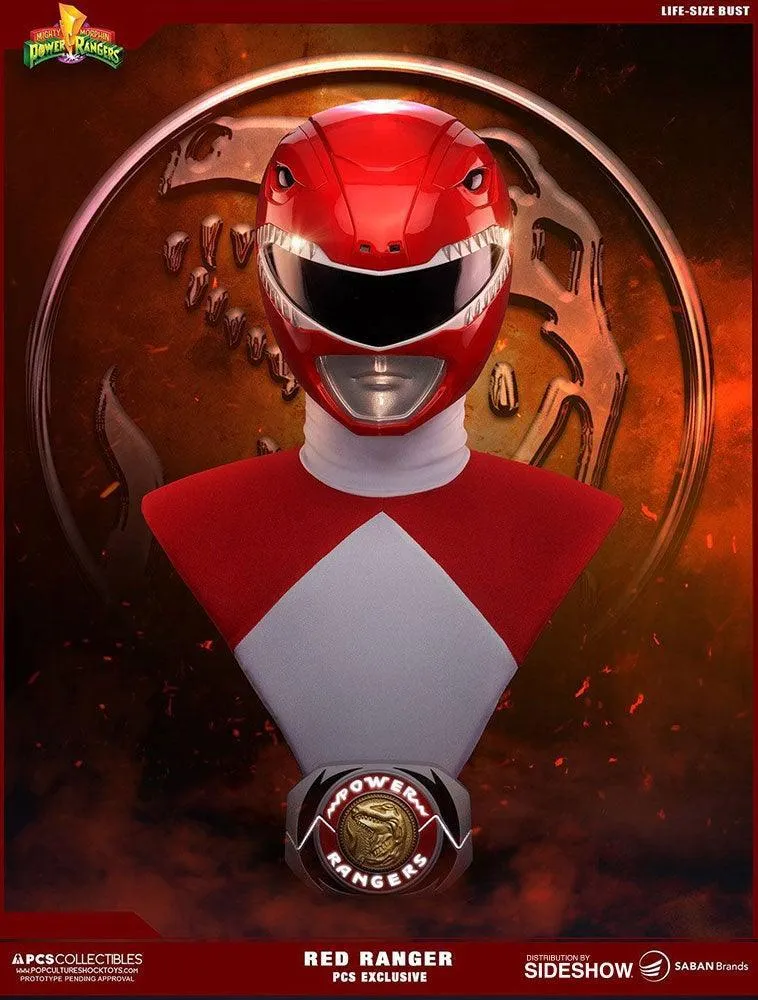 Power Rangers - Red Ranger Life Sized Bust PCS Exclusive - Image 2