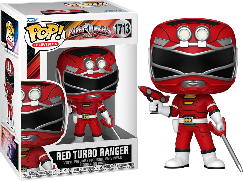 Power Rangers: Turbo - Red Turbo Ranger Pop! Vinyl