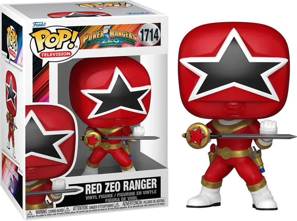 Power Rangers: Zeo - Red Zeo Ranger Pop! Vinyl