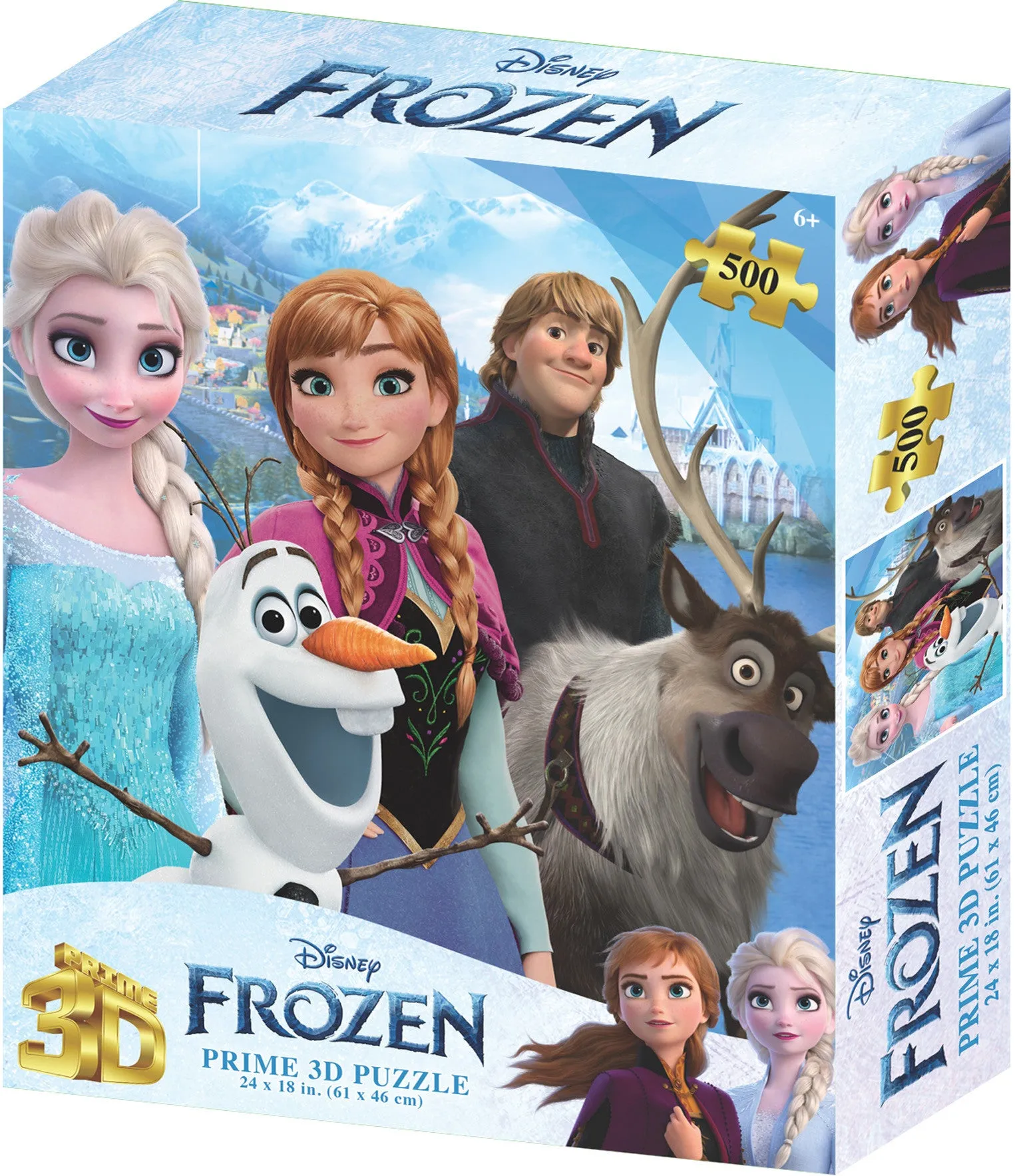 Prime3D Disney Frozen - 500 Piece 3D Puzzle - Image 2
