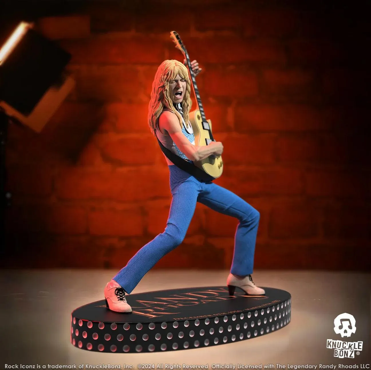 Randy Rhoads 4 - The Early Years (Blue Version) Rock Iconz Statue - Image 10
