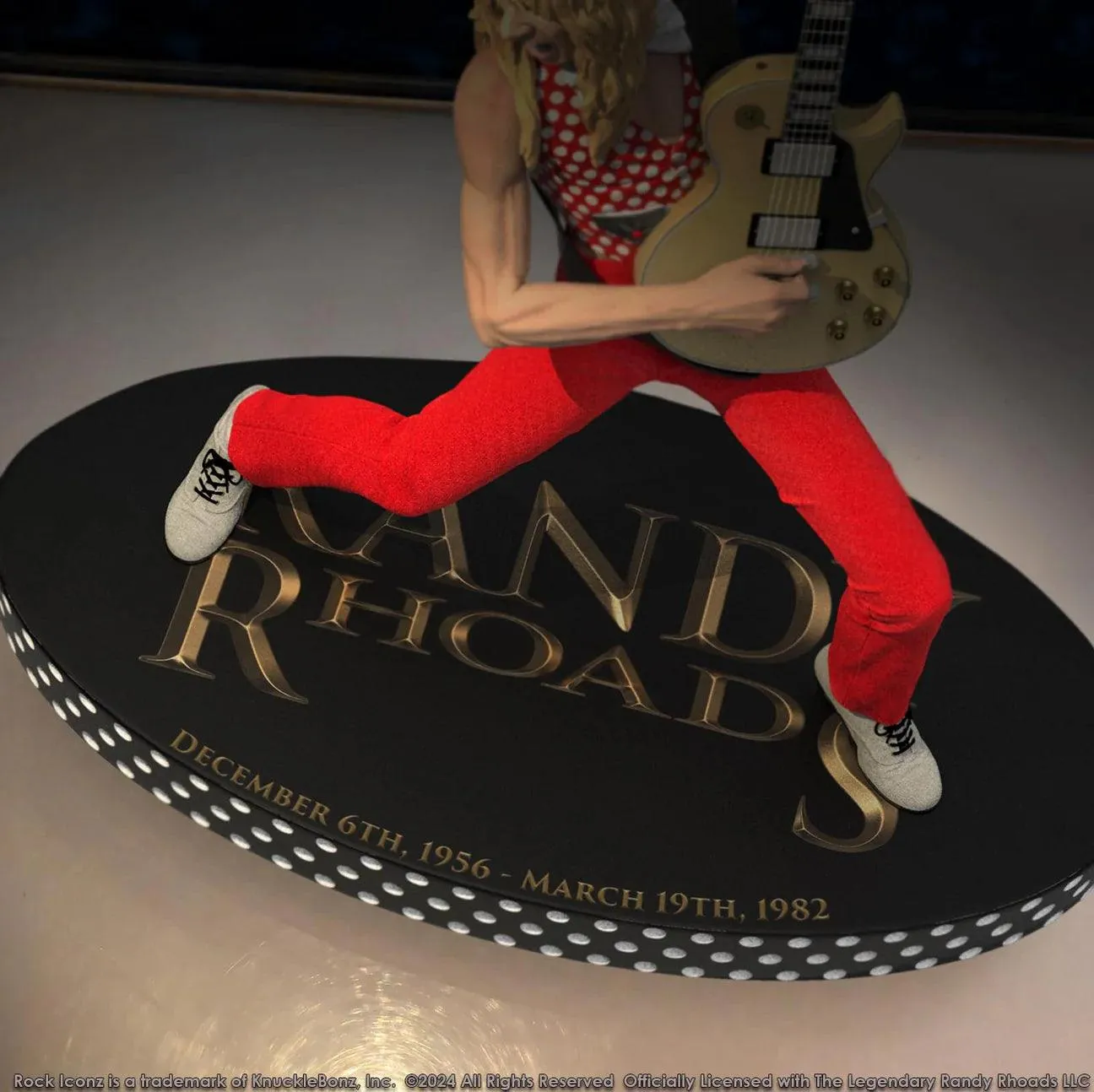 Randy Rhoads IV - The Early Years (Red Version) Rock Iconz Statue - Image 10