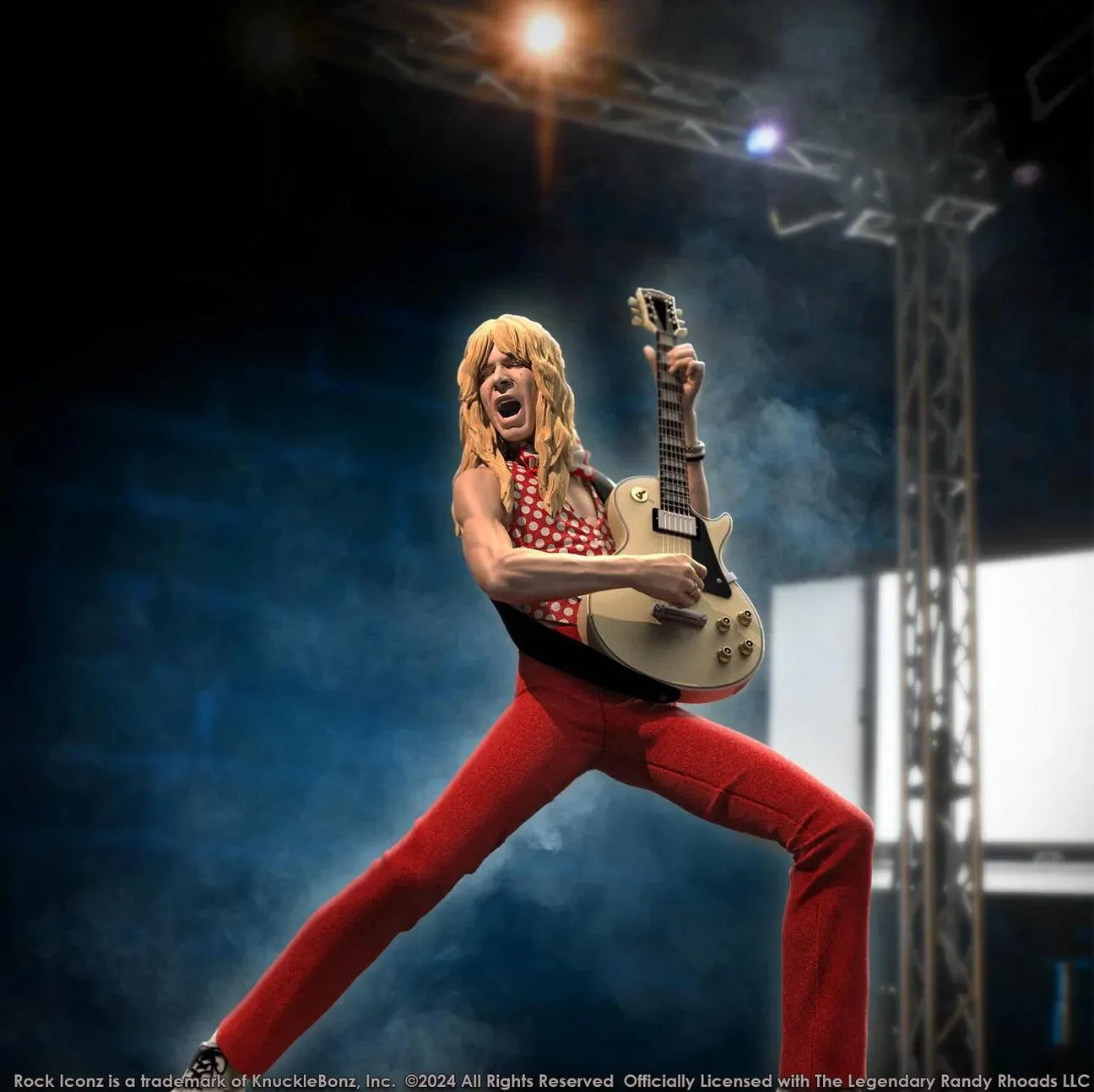 Randy Rhoads IV - The Early Years (Red Version) Rock Iconz Statue - Image 12