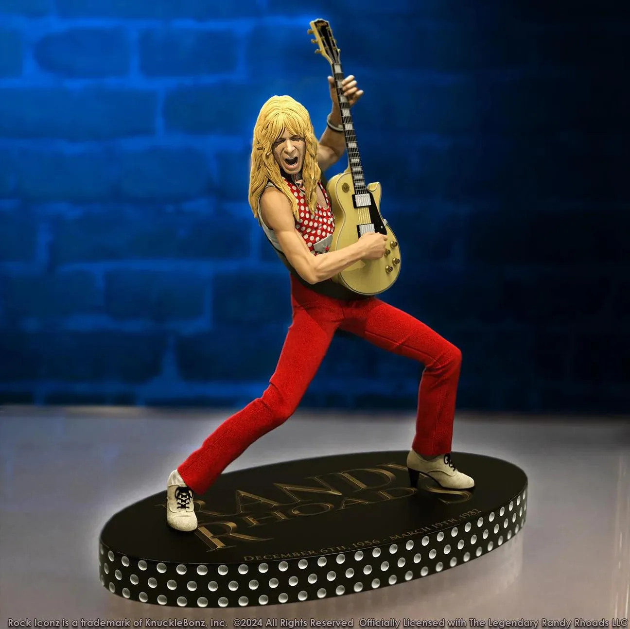Randy Rhoads IV - The Early Years (Red Version) Rock Iconz Statue - Image 8