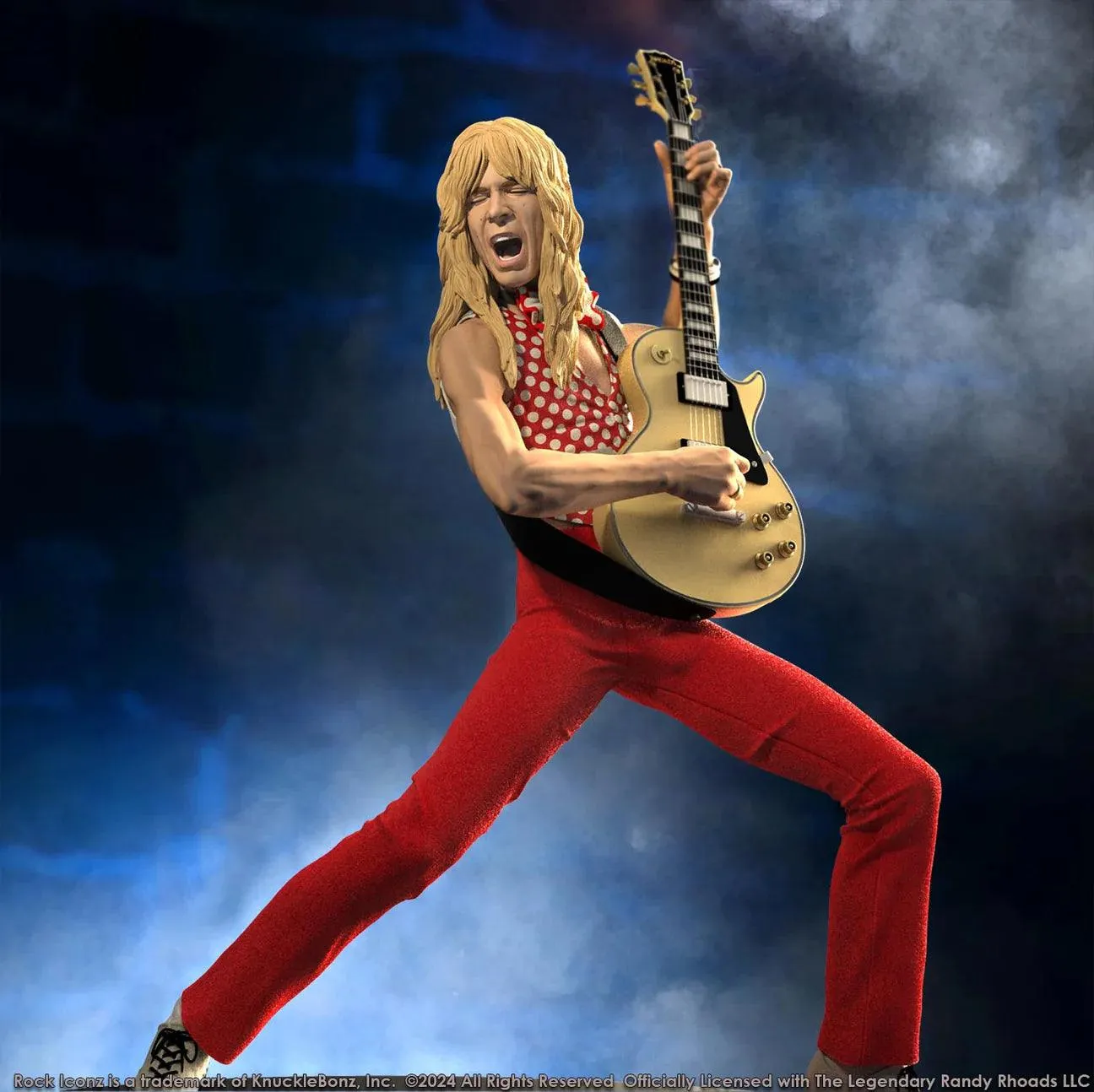 Randy Rhoads IV - The Early Years (Red Version) Rock Iconz Statue - Image 9