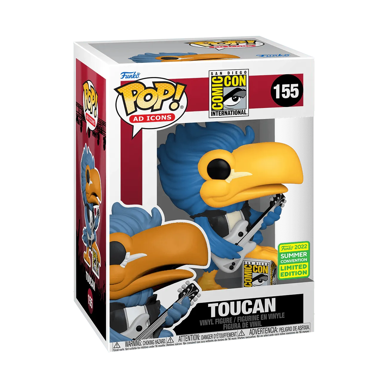 Rocker Toucan SDCC 2022 Funko Shop Exclusive Pop! Vinyl