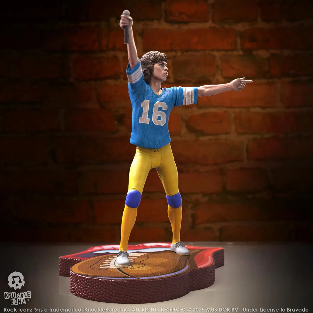 Rolling Stones - Mick Jagger Tour '81 (Blue Jersey) Statue - Image 5