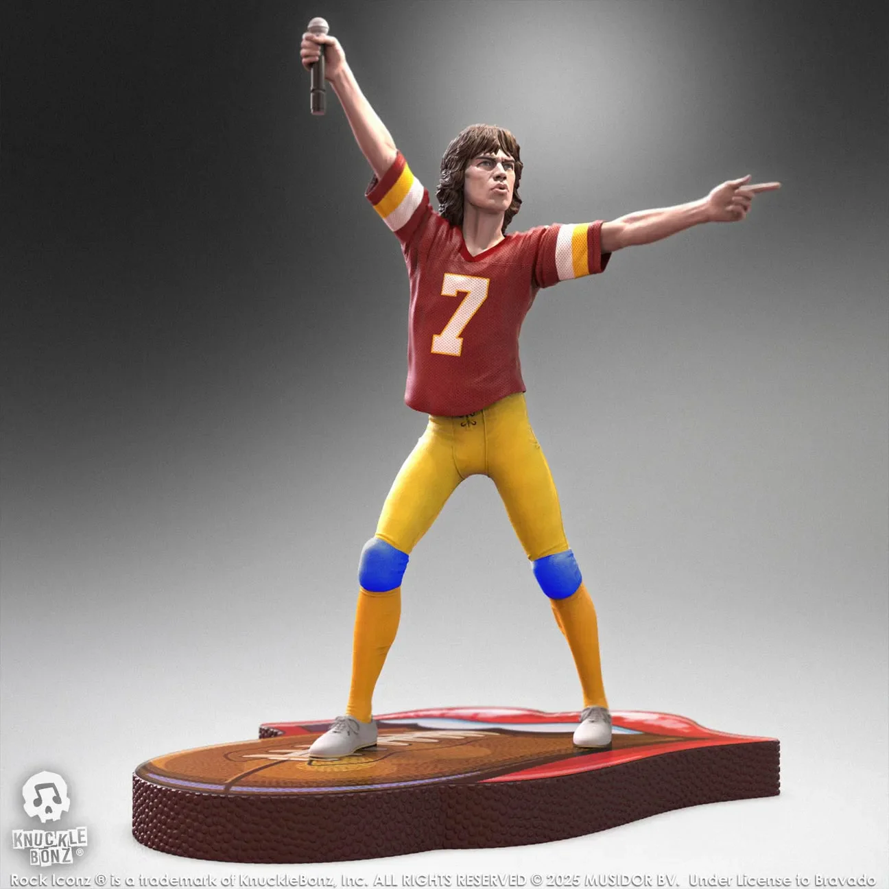 Rolling Stones - Mick Jagger Tour '81 (Burgundy Jersey) Statue - Image 10