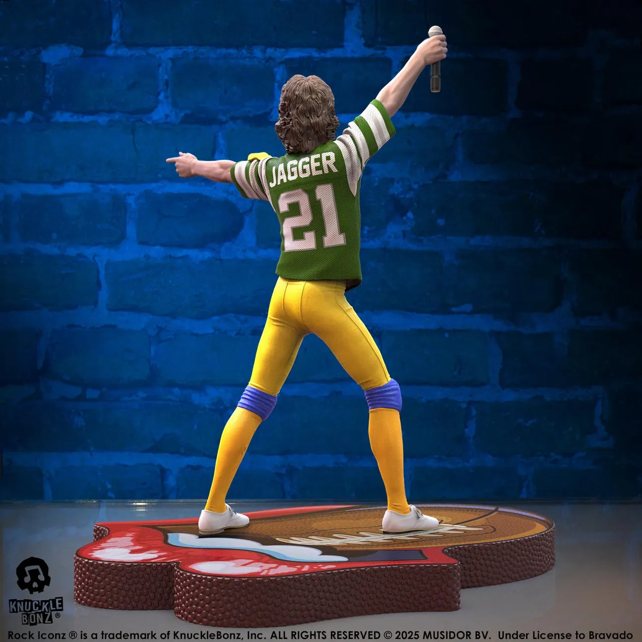 Rolling Stones - Mick Jagger Tour '81 (Green Jersey) Statue - Image 5