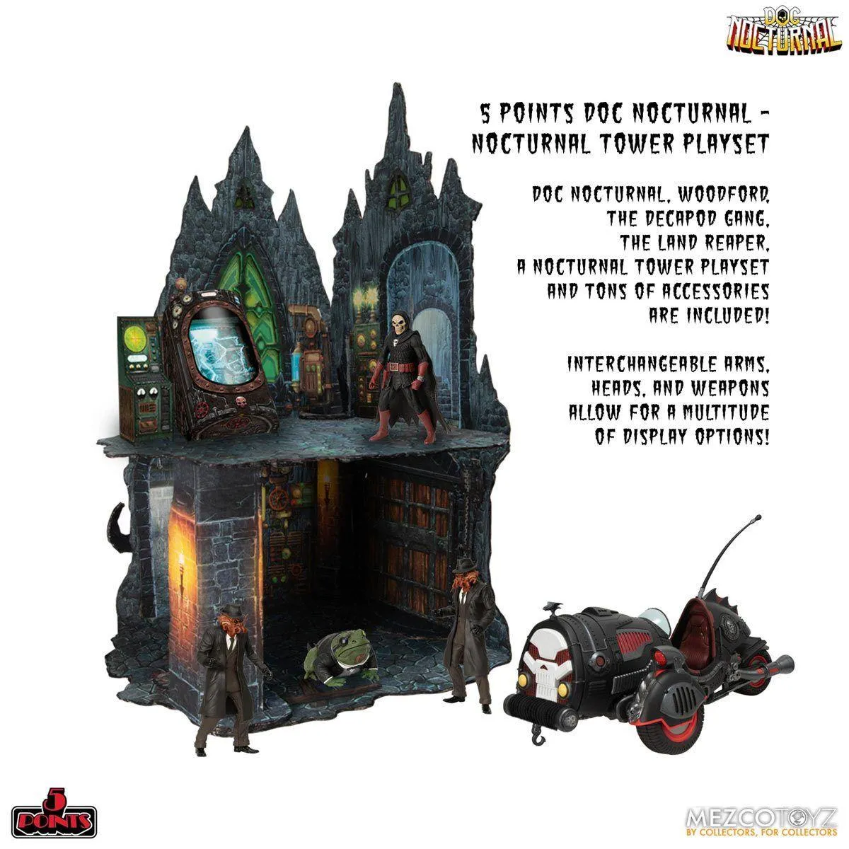 Rumble Society - Doc Nocturnal Tower Playset - Image 22