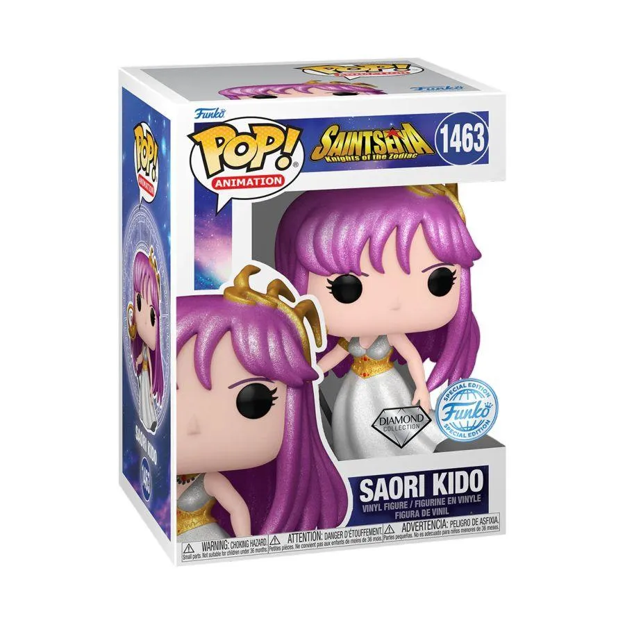 Saint Seiya - Saori Kido (Athena) US Exclusive Diamond Glitter Pop! Vinyl [RS] - Image 3