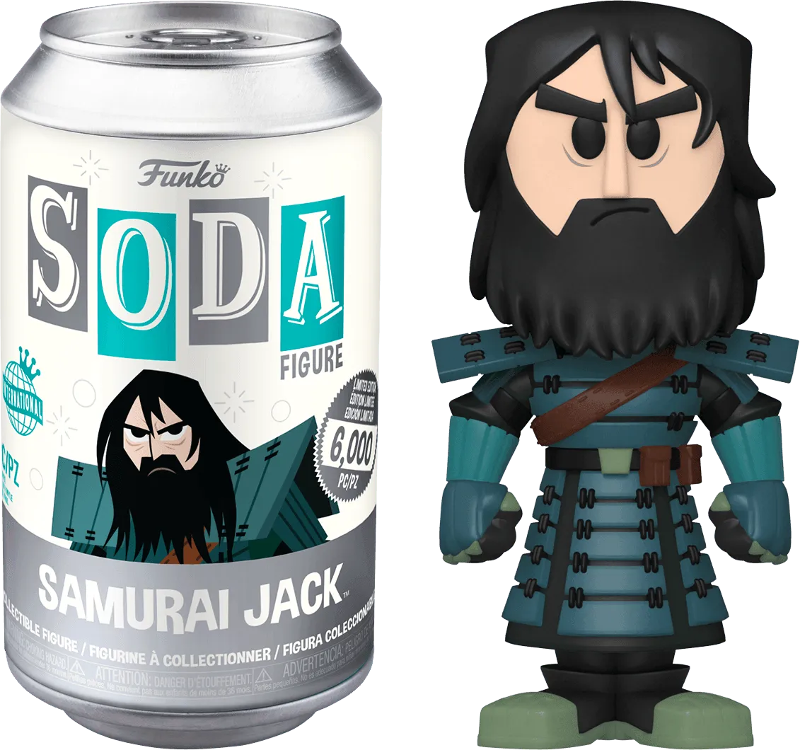 Samurai Jack - Jack Armored (with chase) Vinyl Soda