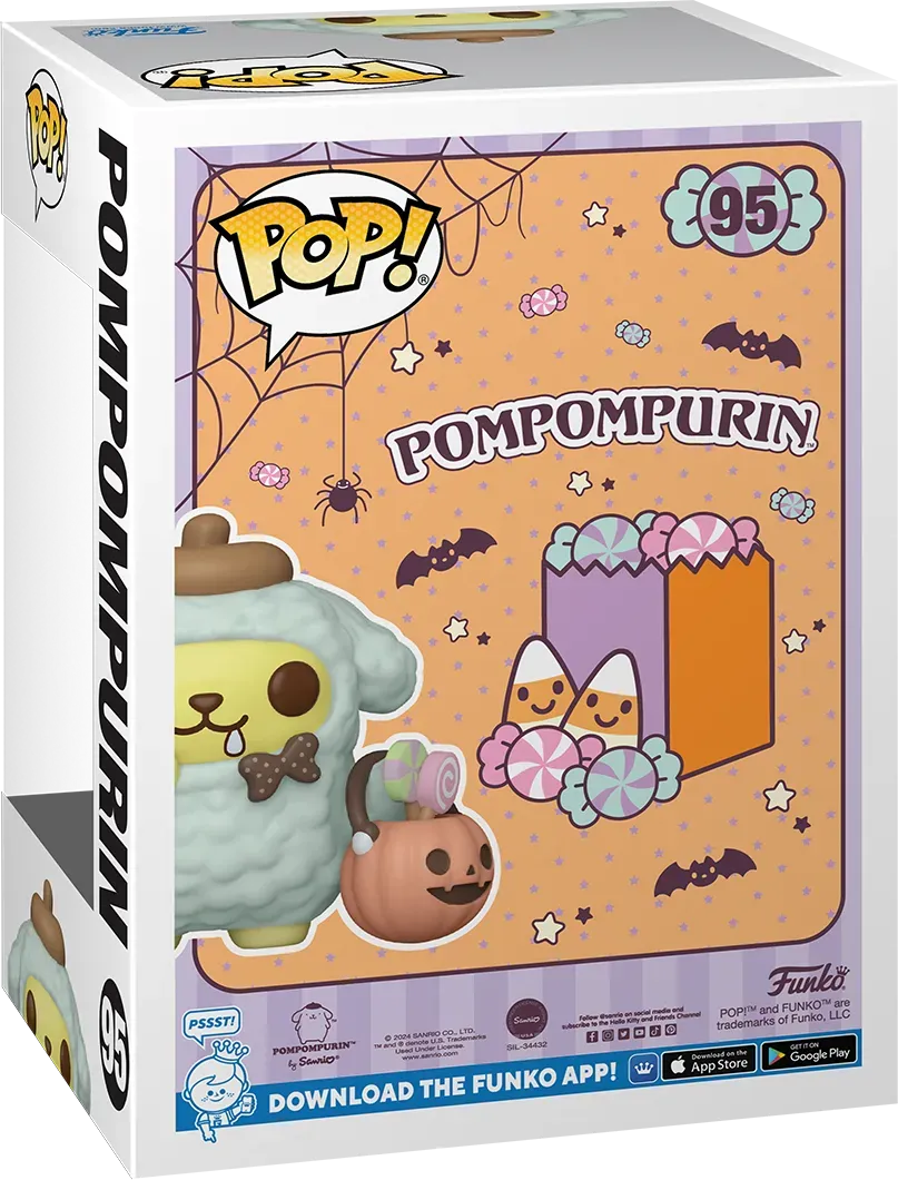 Sanrio - Pompompurin Halloween Flocked US Exclusive Pop! Vinyl [RS] - Image 4