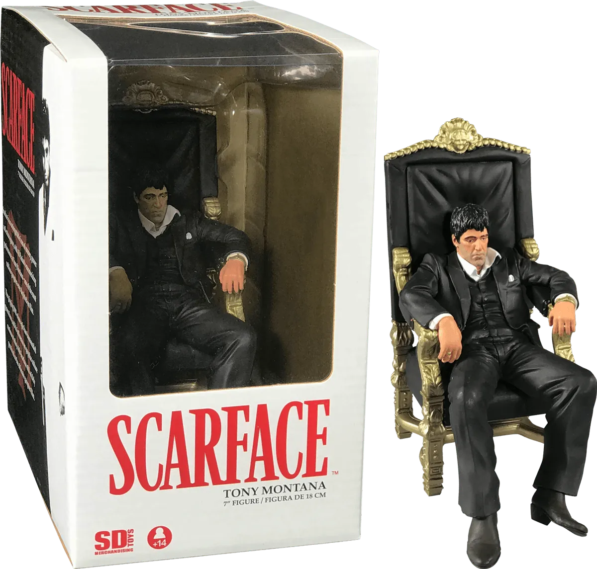 Scarface - Tony Montana in Chair 7" Action Figure