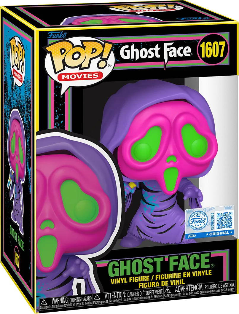 Scream - Ghost Face US Exclusive Blacklight Pop! Vinyl [RS] - Image 3