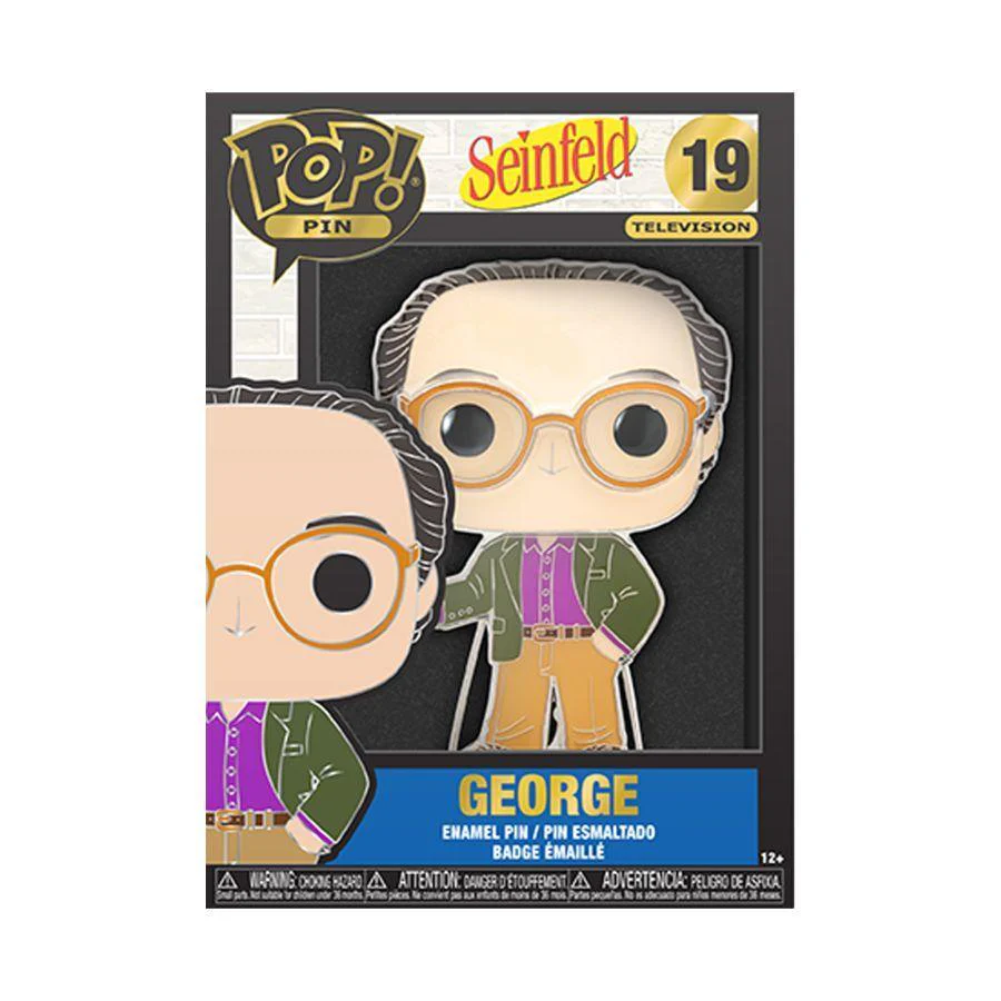 Seinfeld - George 4" Pop! Enamel Pin - Image 3