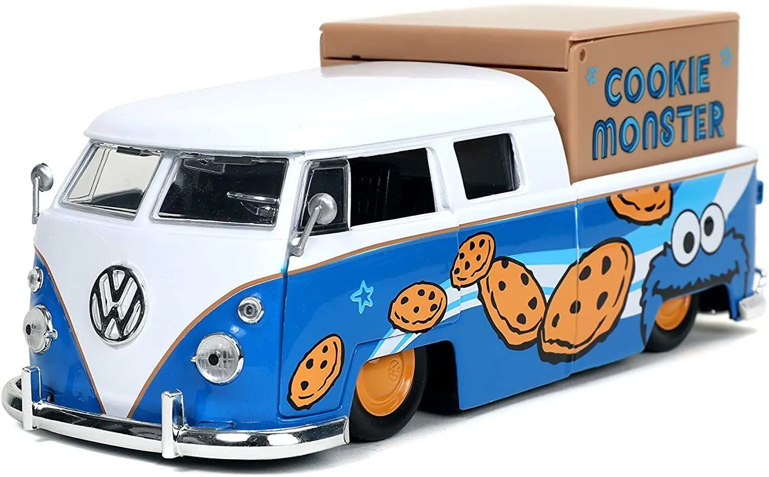 Sesame Street - '63 VW Bus w/Cookie Monster 1:24 Scale Hollywood Ride - Image 3