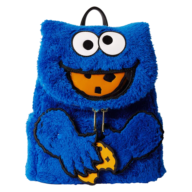 Sesame Street - Cookie Monster Plush Mini Backpack