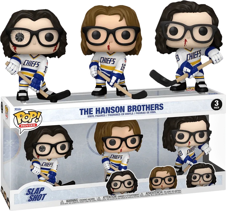 Slap Shot - The Hansons Pop! Vinyl 3-Pack