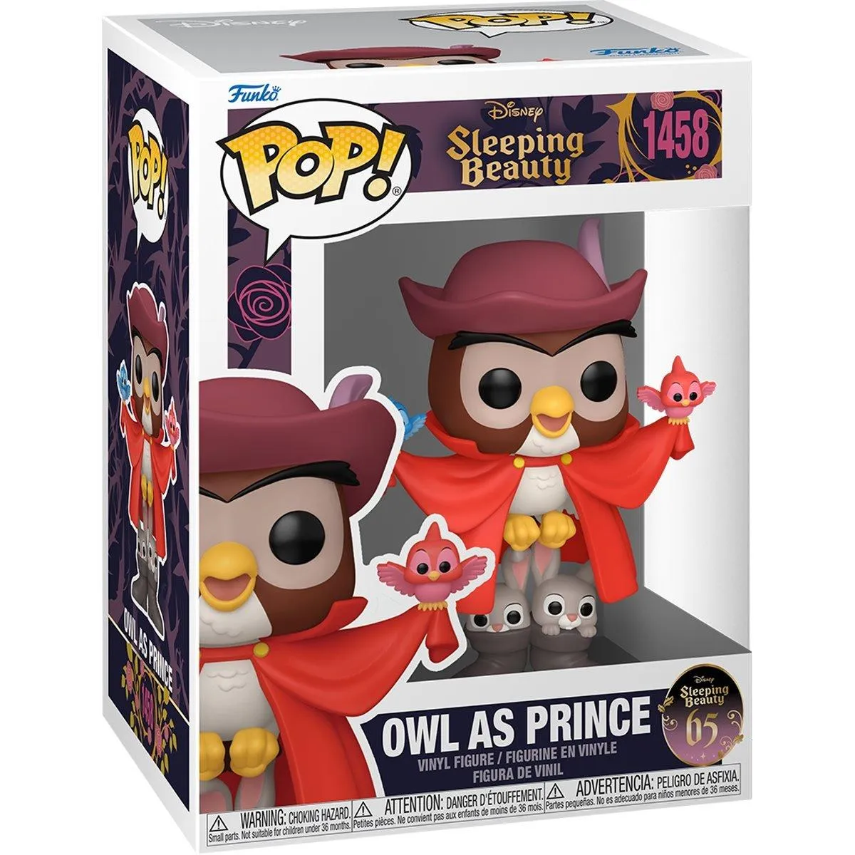 Sleeping Beauty: 65th Anniversary - Owl as Prince Pop! Vinyl - Image 3