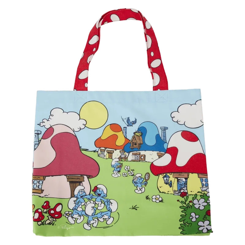 Smurfs - Village Life Canvas Tote
