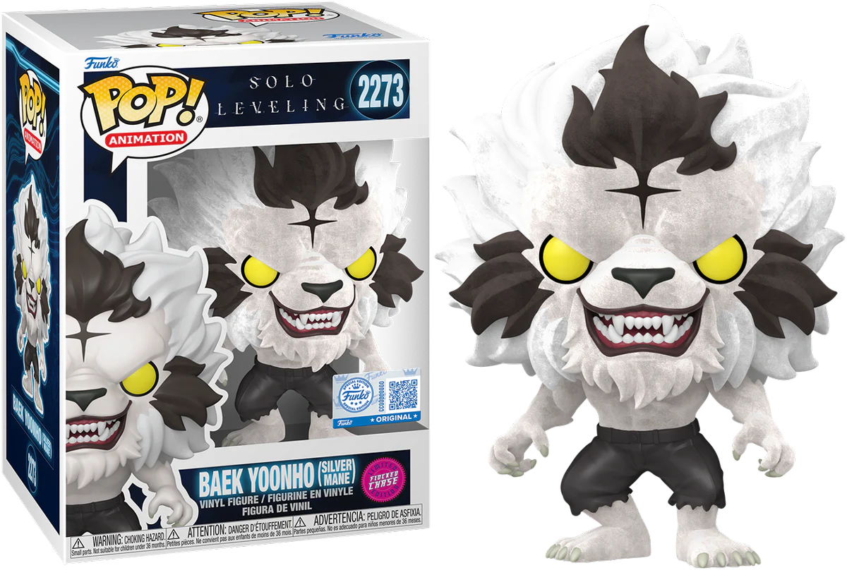 Solo Leveling - Baek Yoonho (Silver Mane) (with chase) Pop! Vinyl [RS] - Image 2