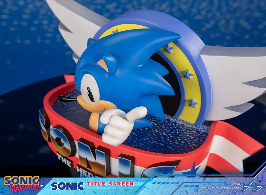Sonic - Sonic The Hedgehog Title Screen Statue - Image 17