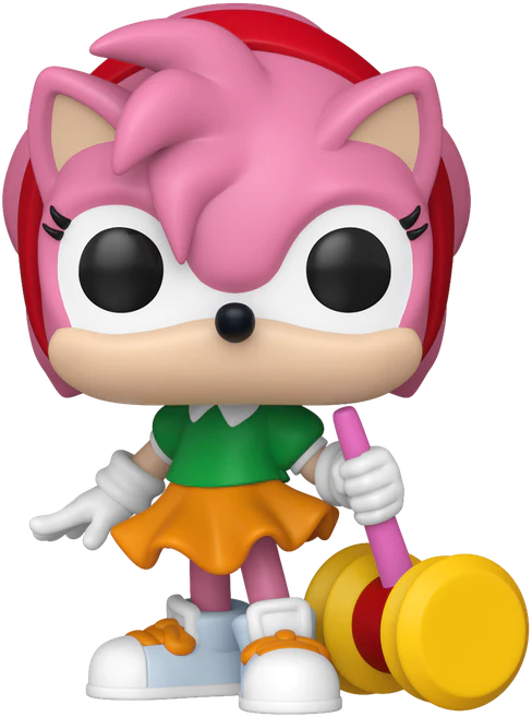 Sonic the Hedgehog - Amy with Piko Hammer Pop! Vinyl - Chase Bundle - Image 4