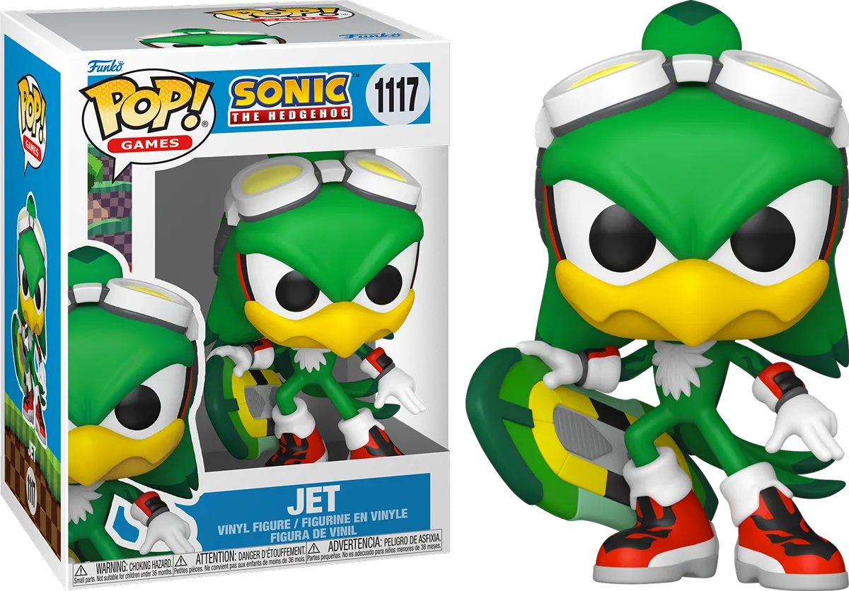 Sonic The Hedgehog - Jet the Hawk with Board Pop! Vinyl