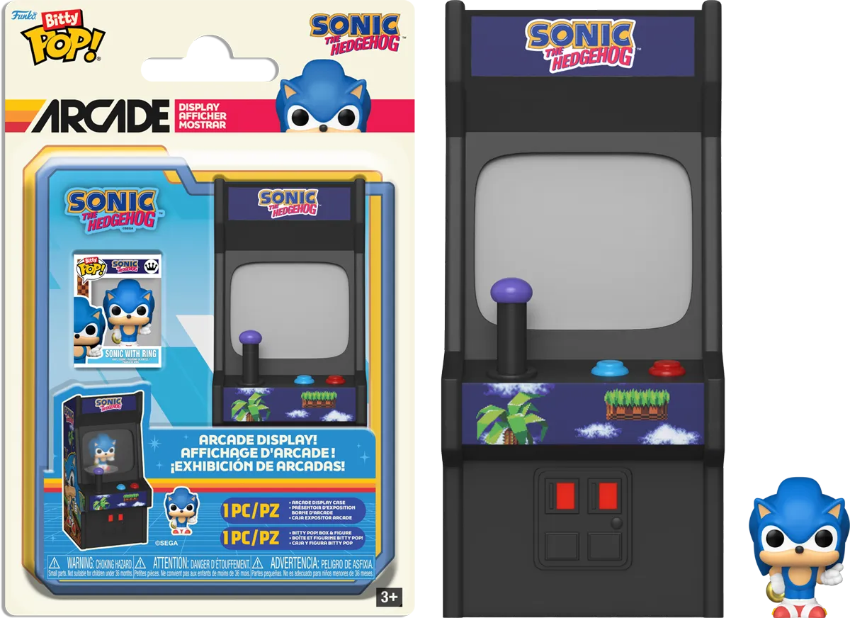 Sonic the Hedgehog - Sonic with Ring Bitty Pop! Arcade