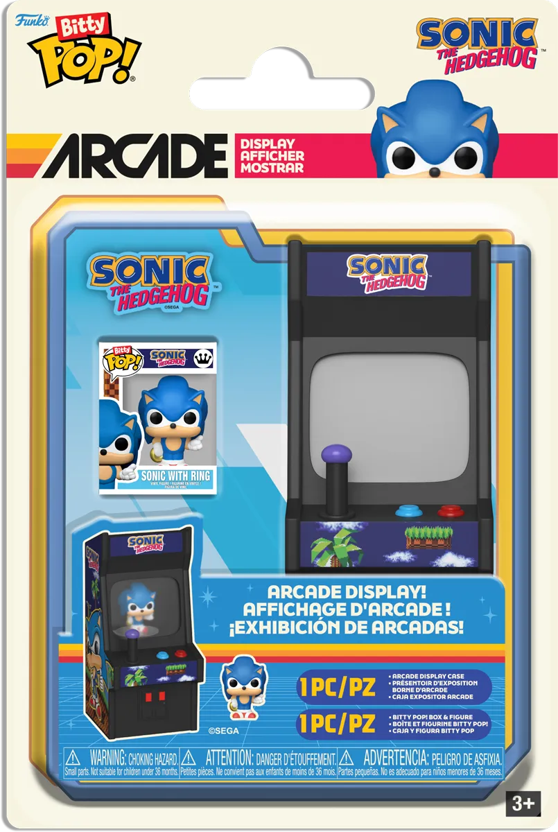 Sonic the Hedgehog - Sonic with Ring Bitty Pop! Arcade - Image 2